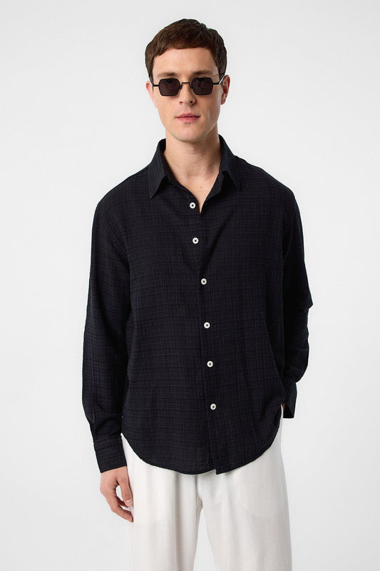Antioch Relax Fit Textured Men's Shirt