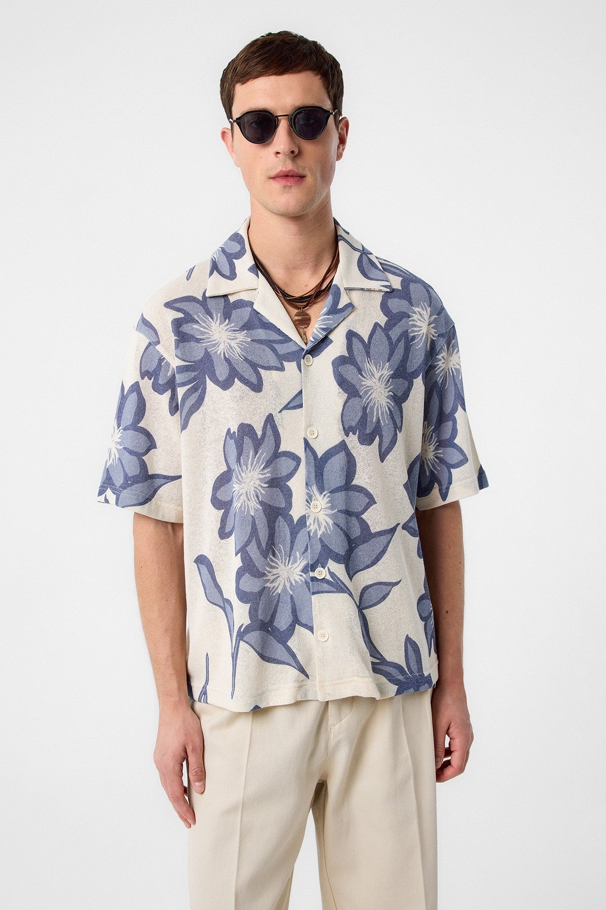 Men's Shirt with Antioch Pattern