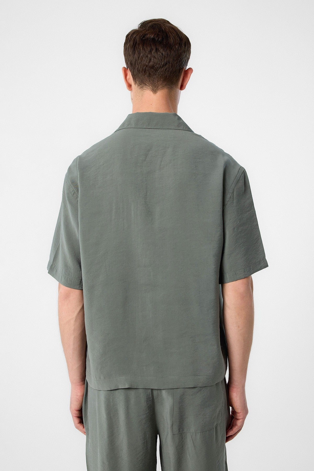 Antioch Apache Collar Modal Fabric Men's Shirt