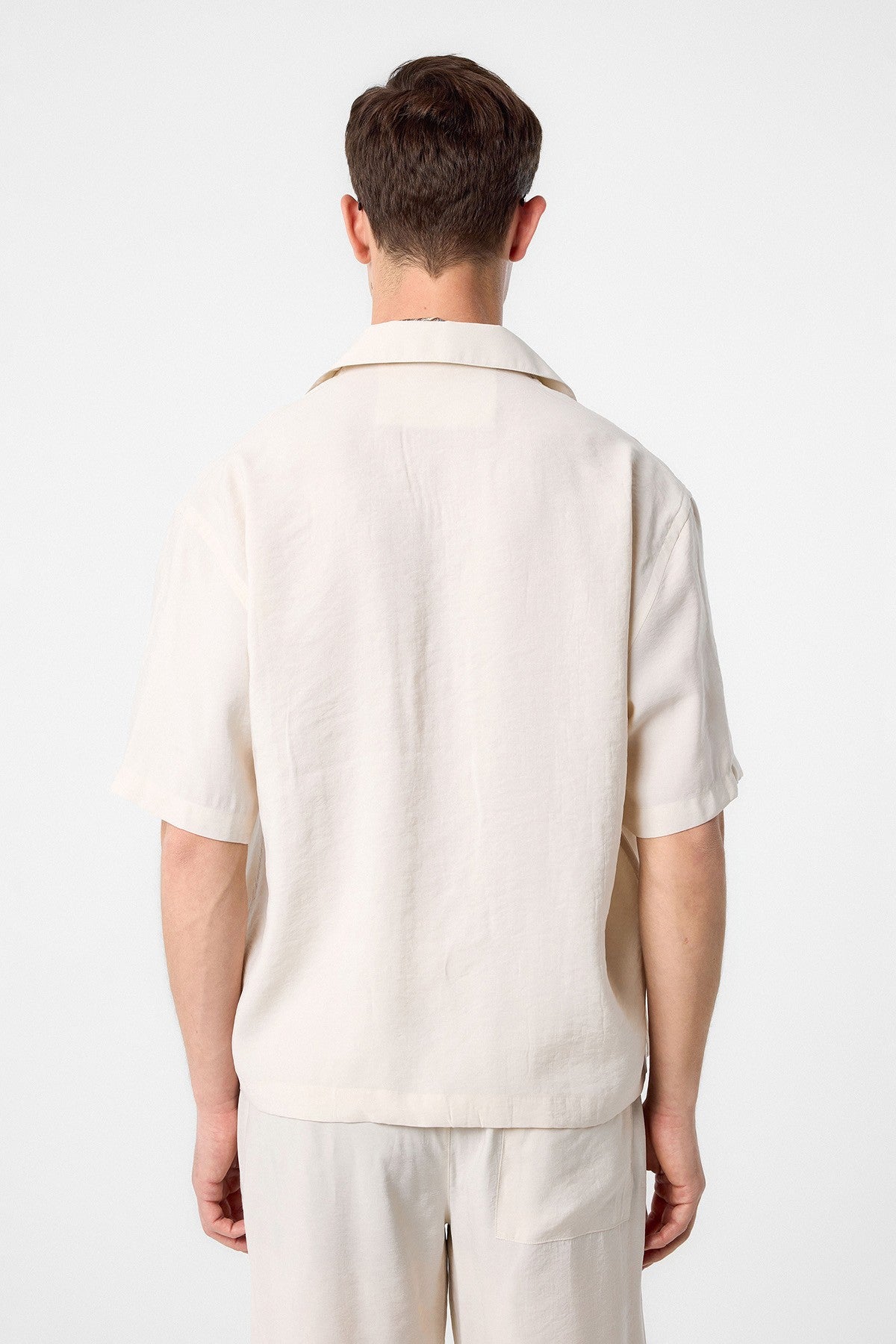 Antioch Apache Collar Modal Fabric Men's Shirt