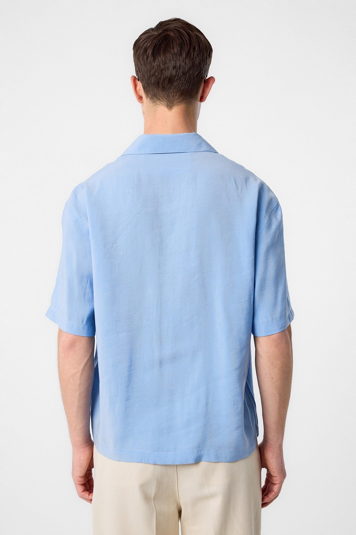 Antioch Apache Collar Modal Fabric Men's Shirt