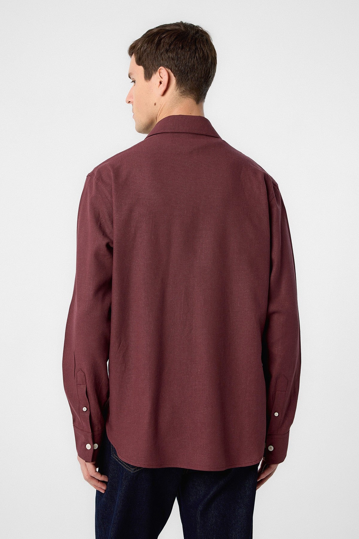 Antioch Relax Fit Men's Linen-Blend Shirt