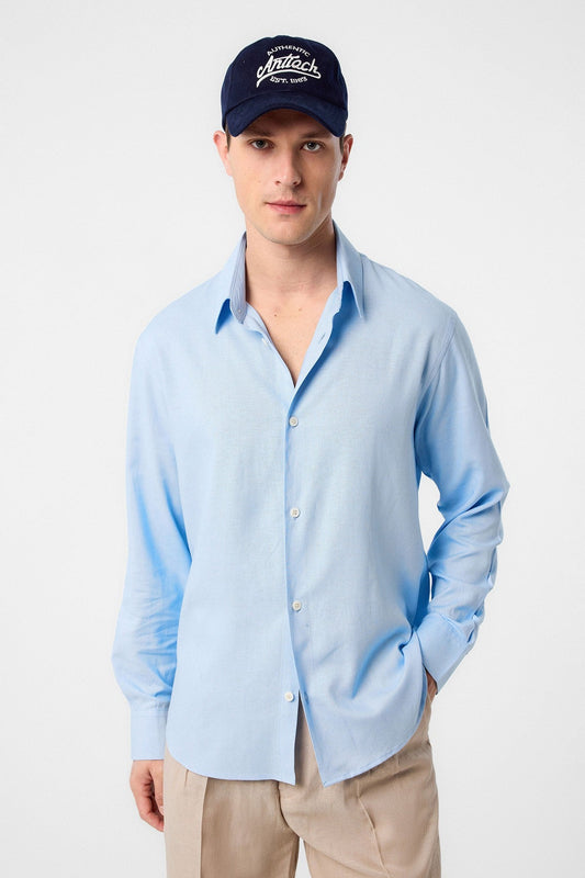 Antioch Relax Fit Men's Linen-Blend Shirt