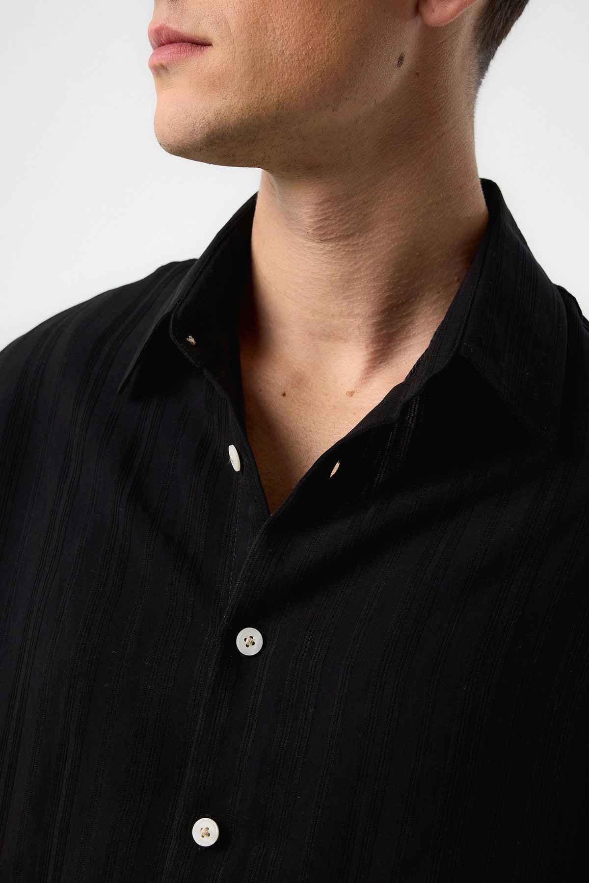 Antioch Striped and Textured Men's Shirt