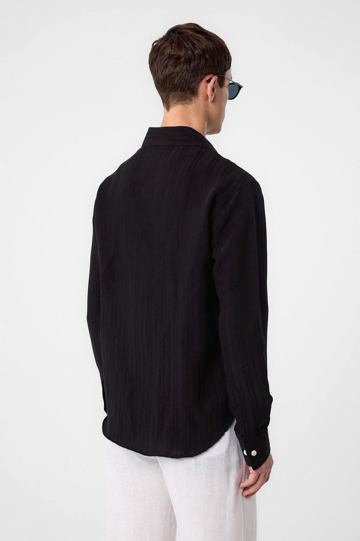 Antioch Striped and Textured Men's Shirt
