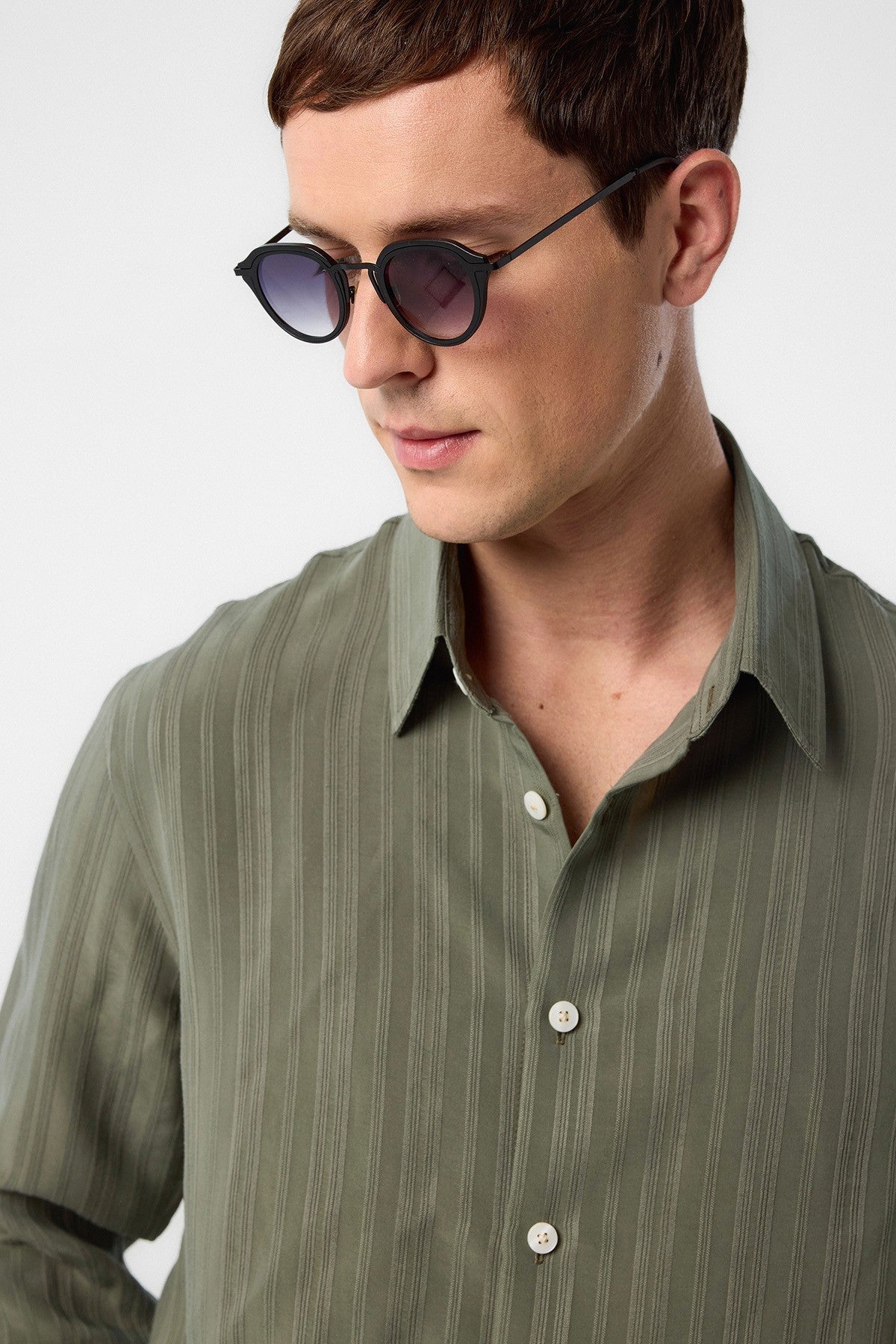 Antioch Striped and Textured Men's Shirt
