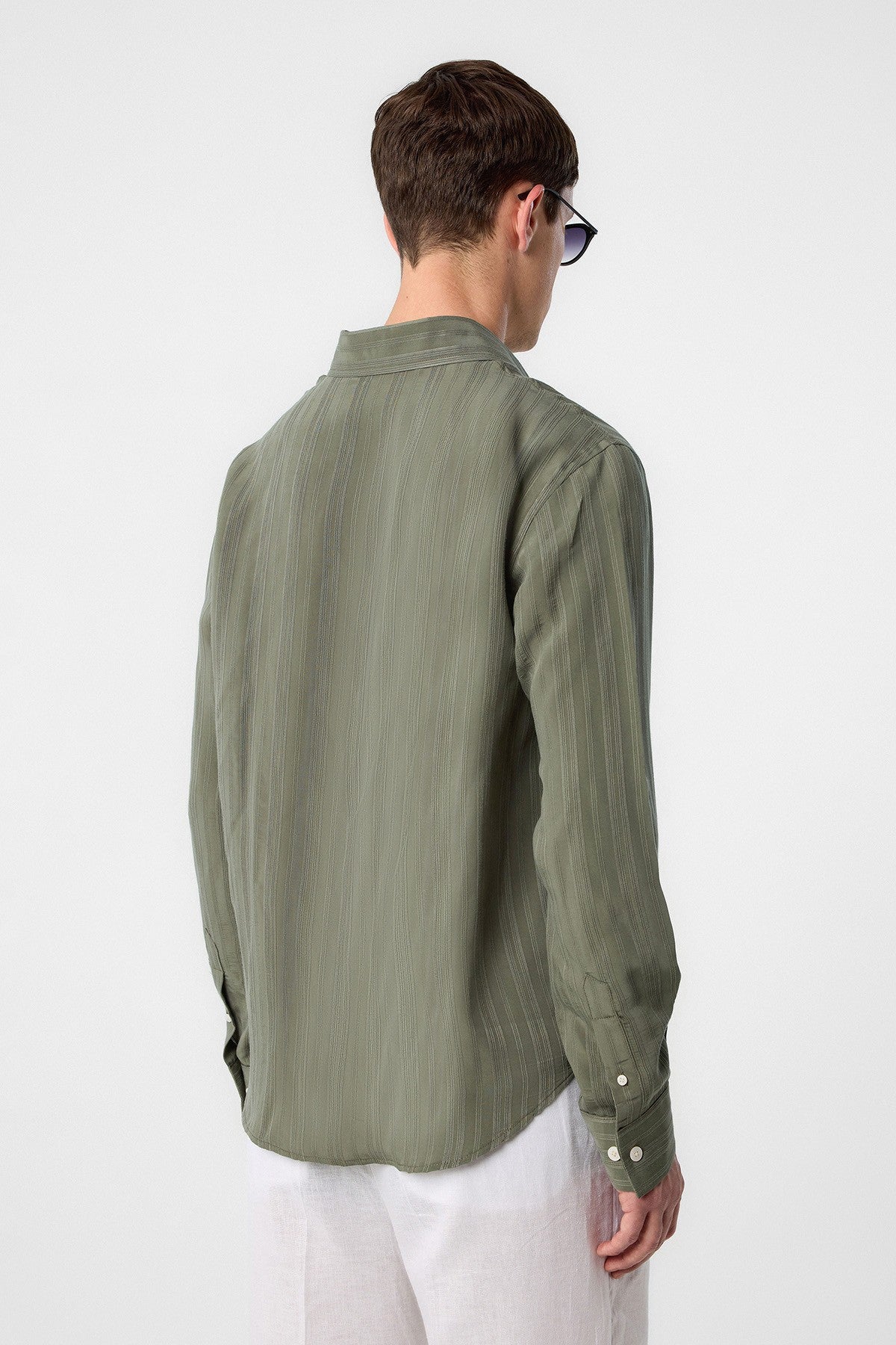 Antioch Striped and Textured Men's Shirt