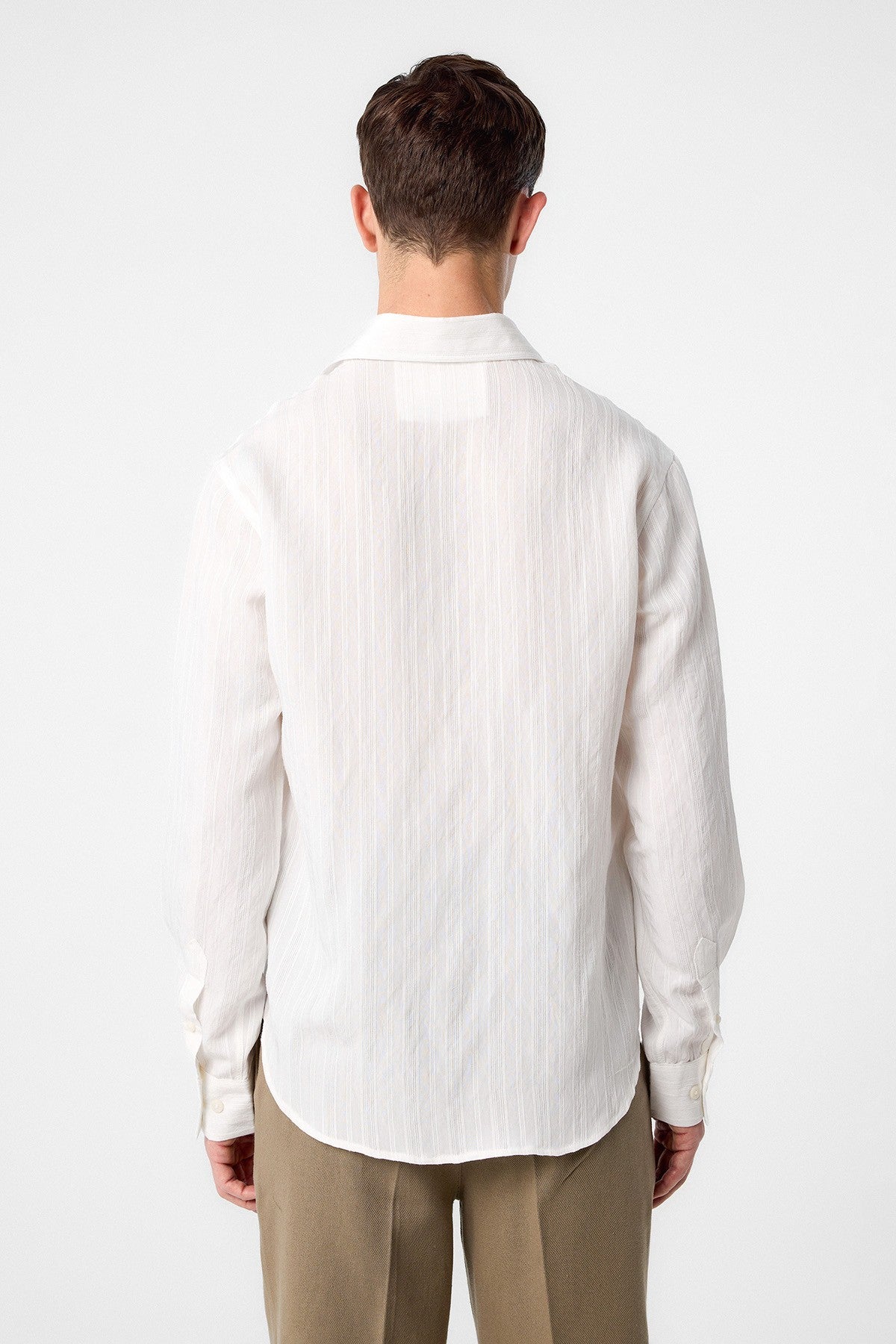 Antioch Striped and Textured Men's Shirt