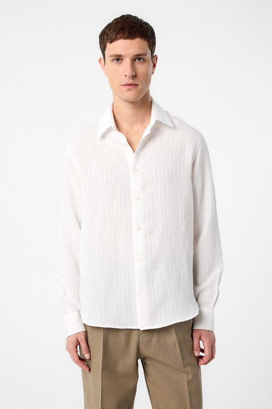 Antioch Striped and Textured Men's Shirt