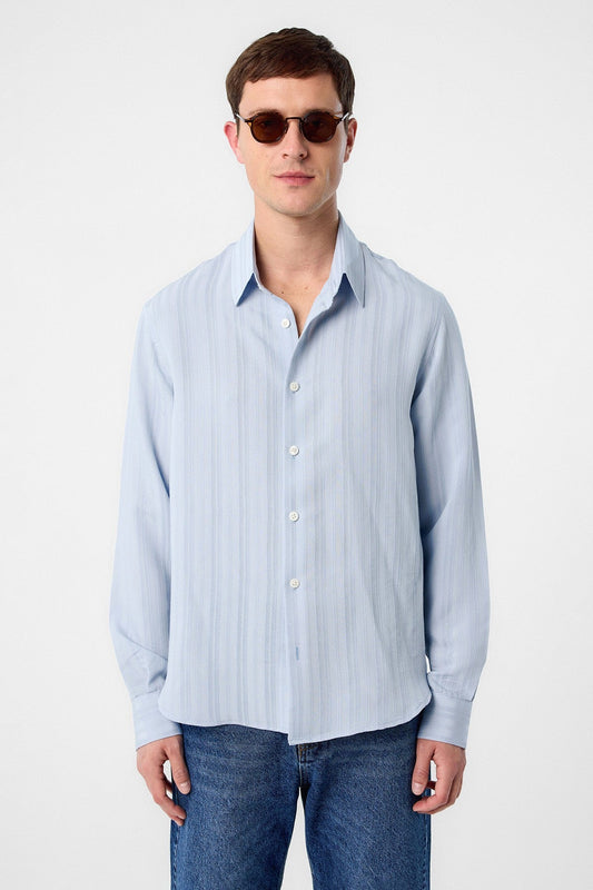 Antioch Striped and Textured Men's Shirt