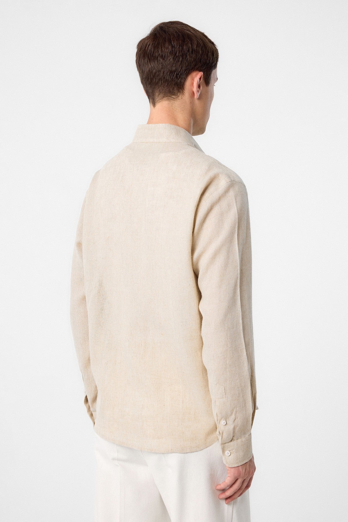 Antioch Men's Linen-Blend Button-Down Shirt