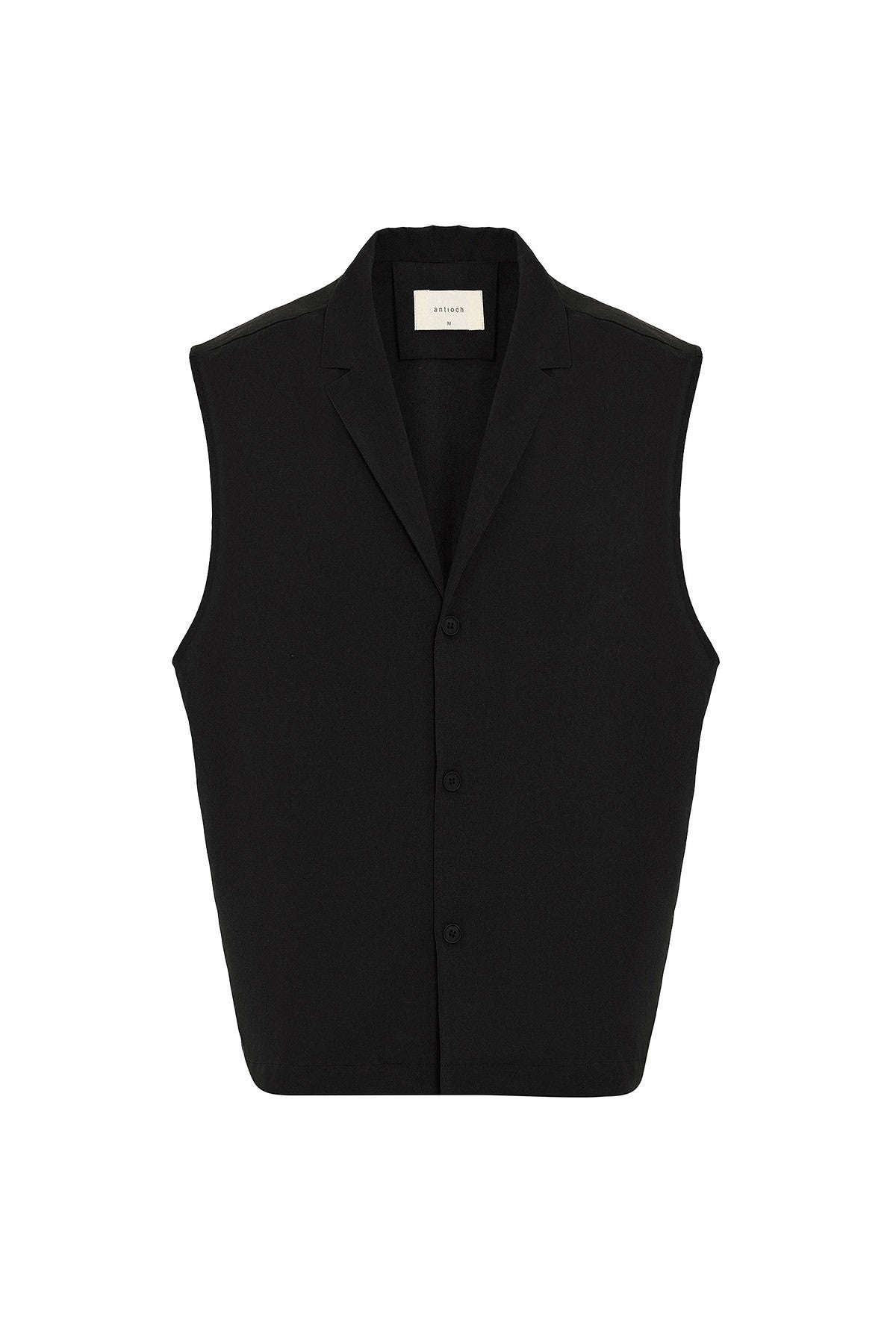 Antioch Linen-Blend Sleeveless Men's Shirt