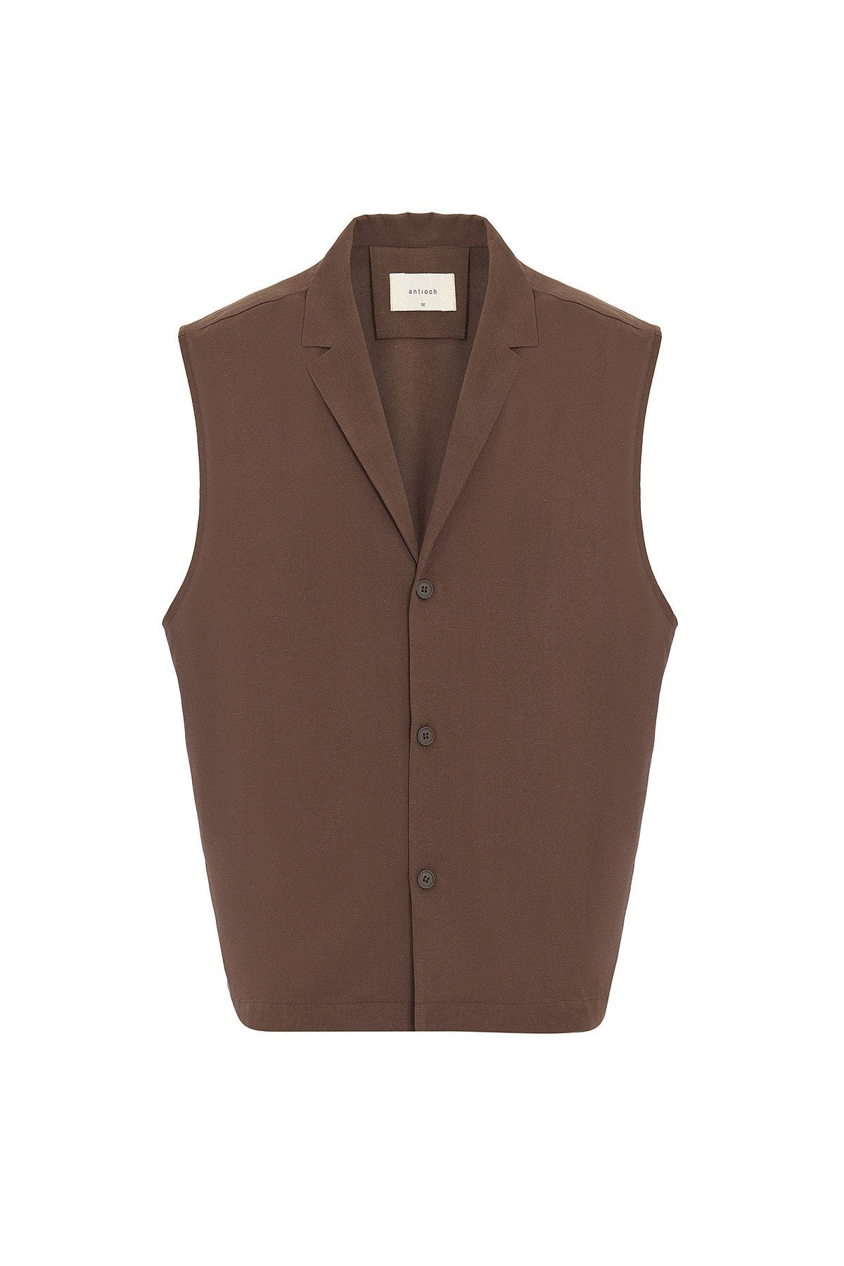Antioch Linen-Blend Sleeveless Men's Shirt