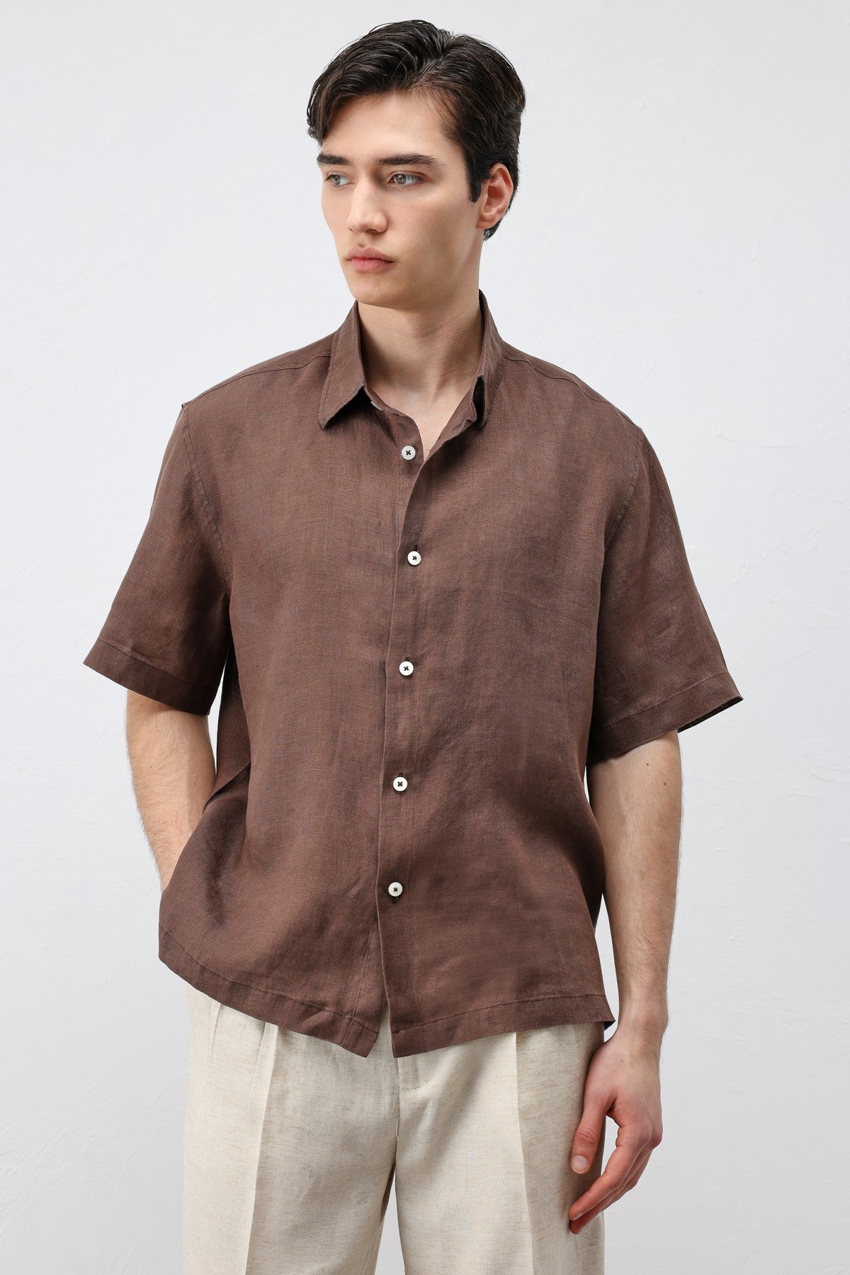 Antioch 100% Linen Relaxed-Fit Men's Shirt
