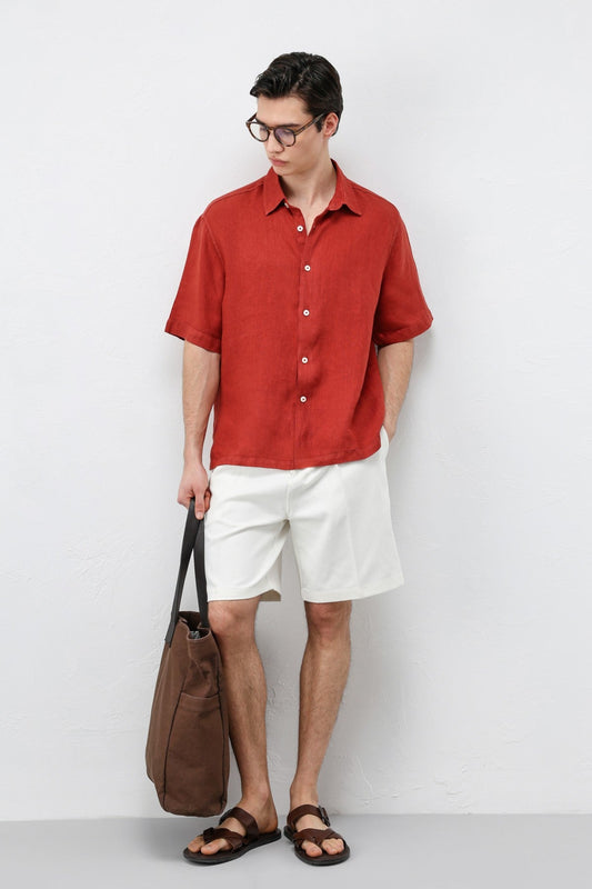 Antioch 100% Linen Relaxed-Fit Men's Shirt