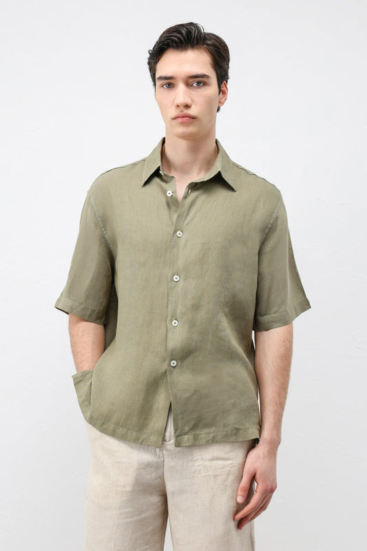 Antioch 100% Linen Relaxed-Fit Men's Shirt