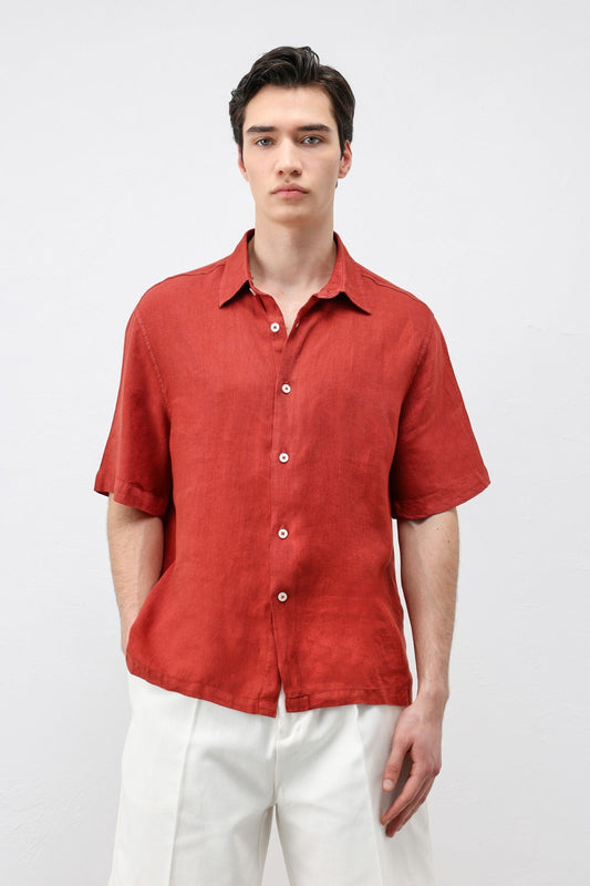 Antioch 100% Linen Relaxed-Fit Men's Shirt