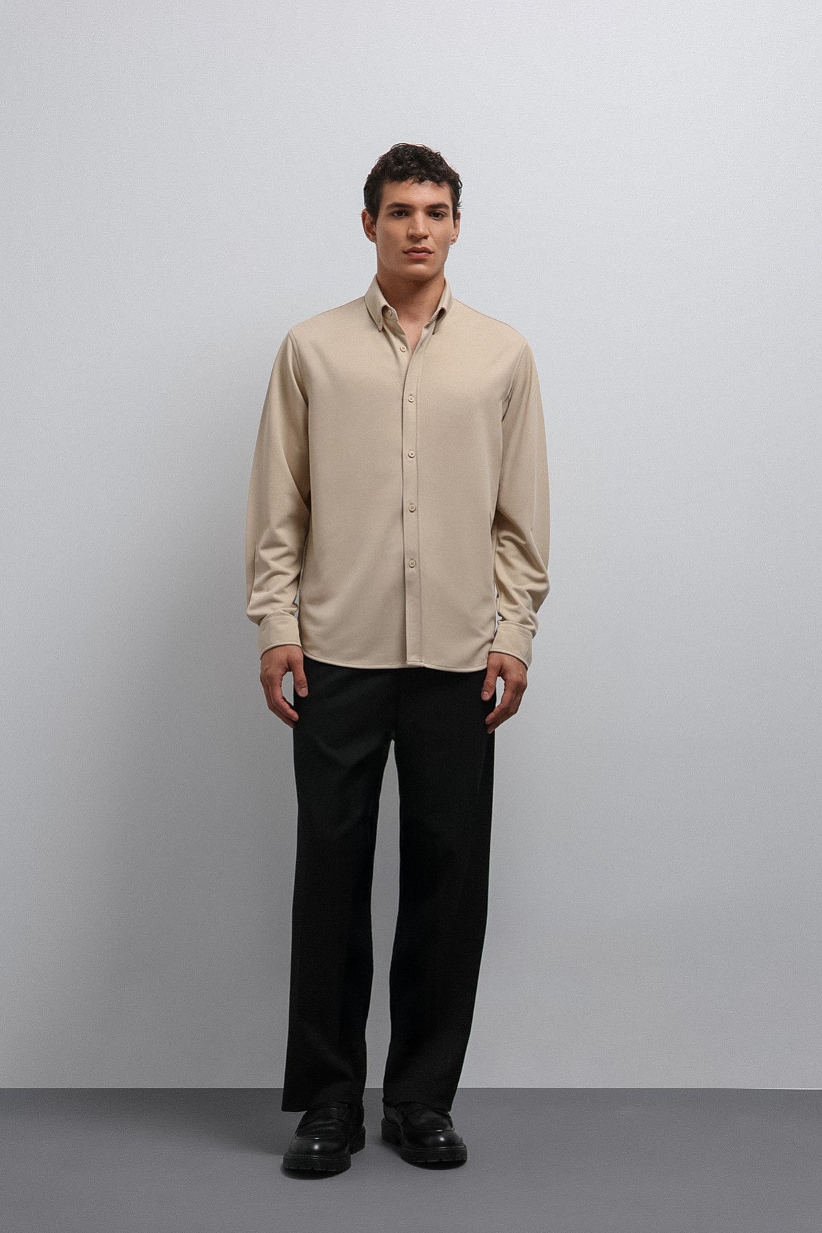 Antioch Button-Down Collar Relaxed-Fit Men's Shirt