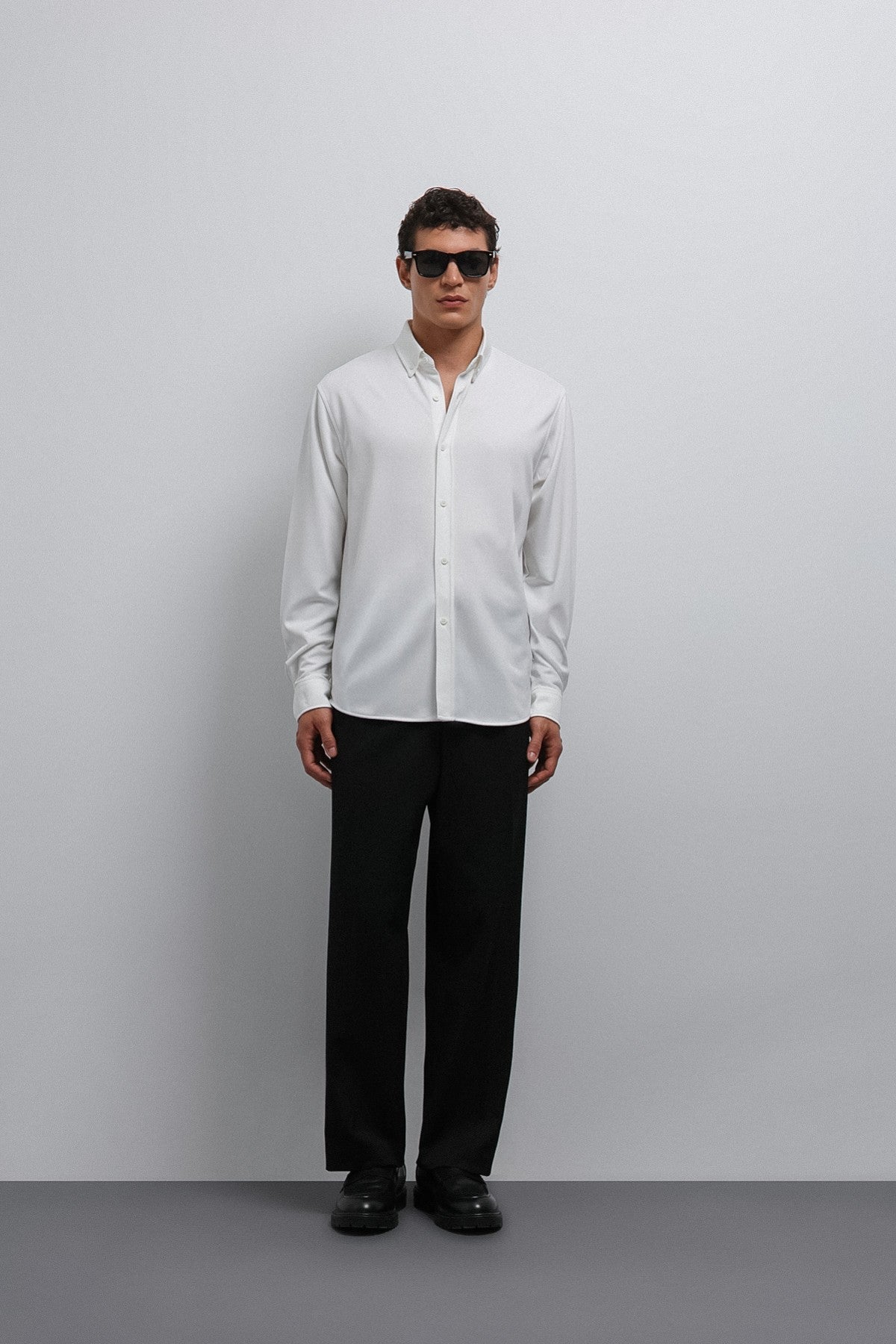 Antioch Button-Down Collar Relaxed-Fit Men's Shirt