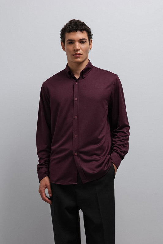 Antioch Button-Down Collar Relaxed-Fit Men's Shirt