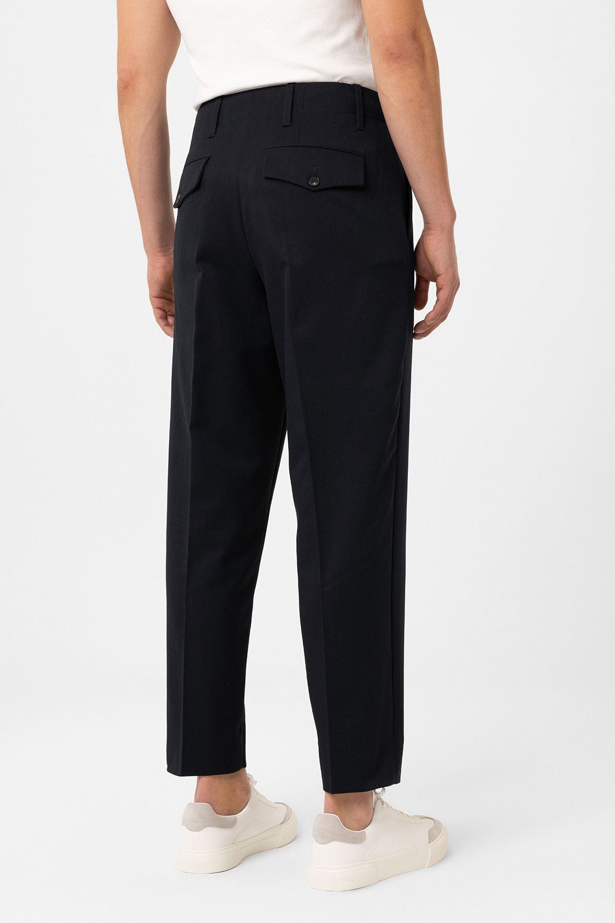 High-Waisted Straight-Fit Men's Pants