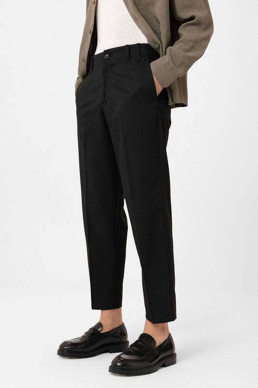 High-Waisted Straight-Fit Men's Pants