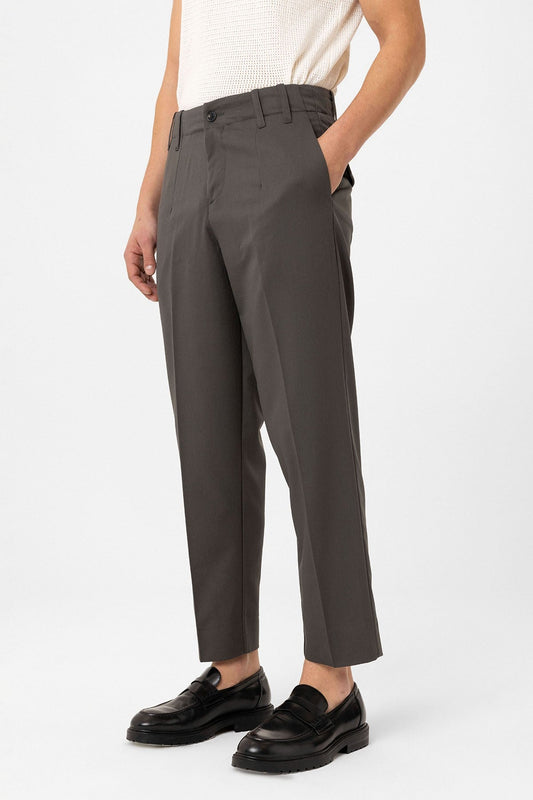 High-Waisted Straight-Fit Men's Pants