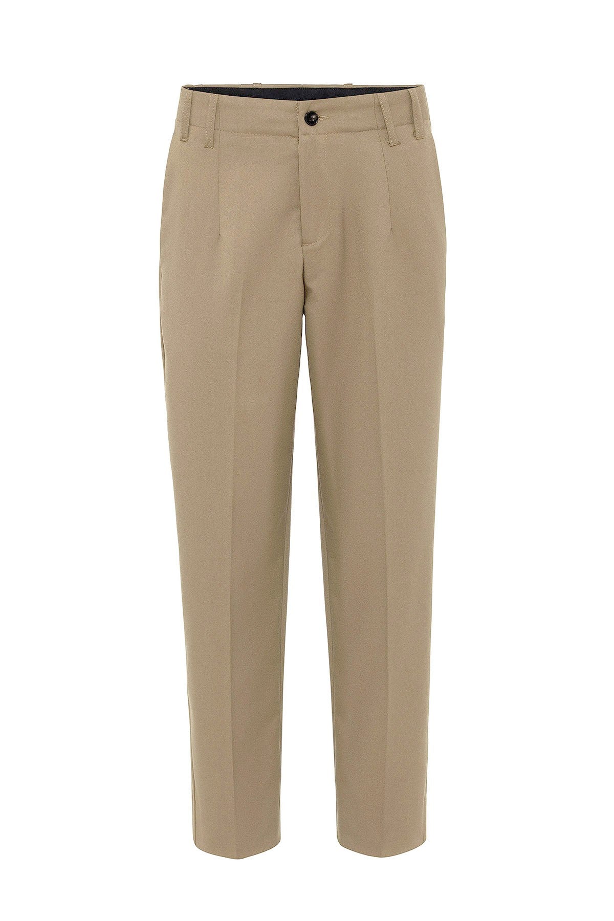High-Waisted Straight-Fit Men's Pants