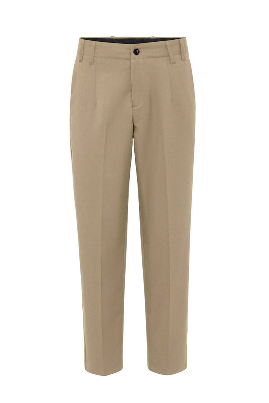 High-Waisted Straight-Fit Men's Pants