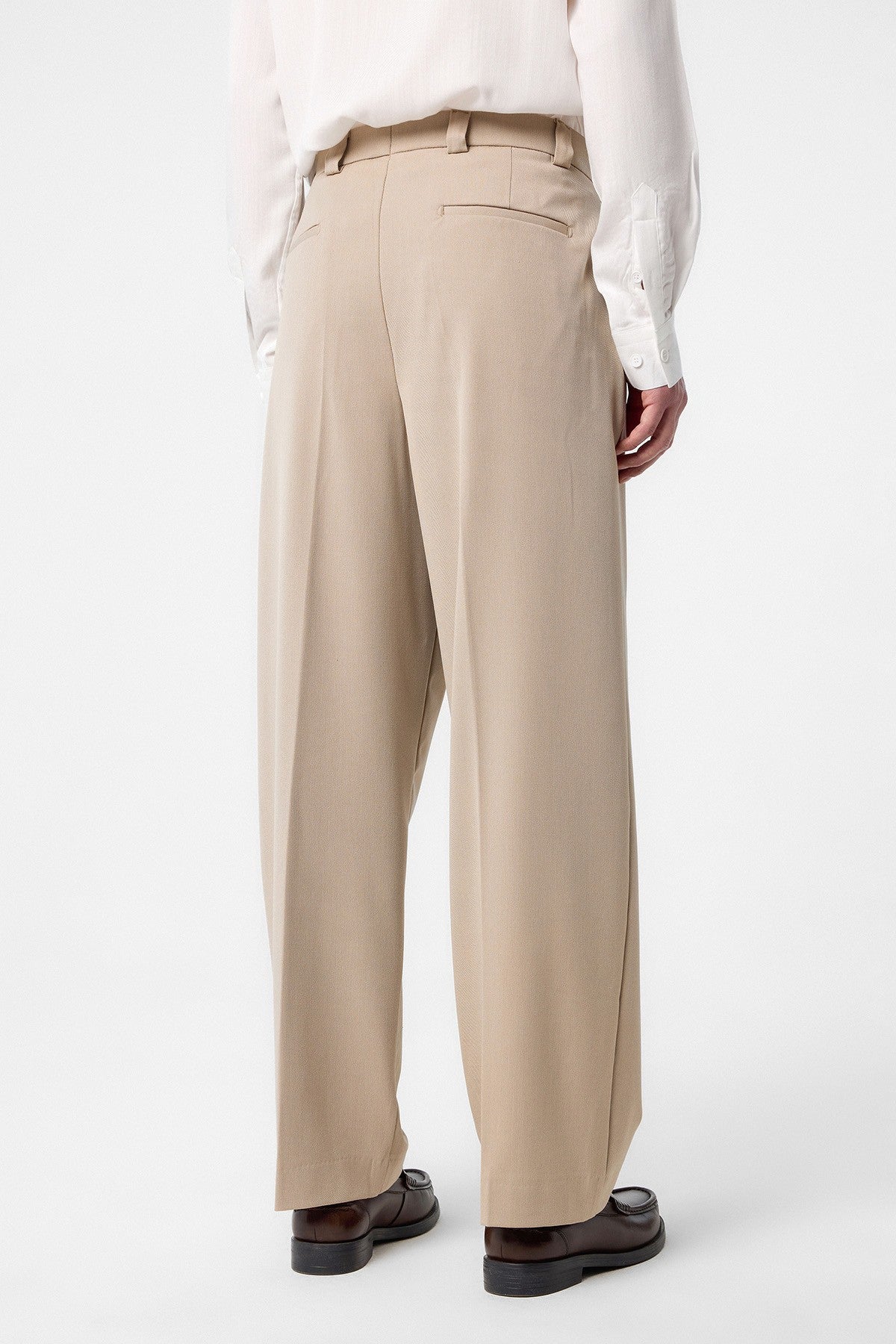 Antioch Yüksel Bel Relax Fit Pleated Men's Pants
