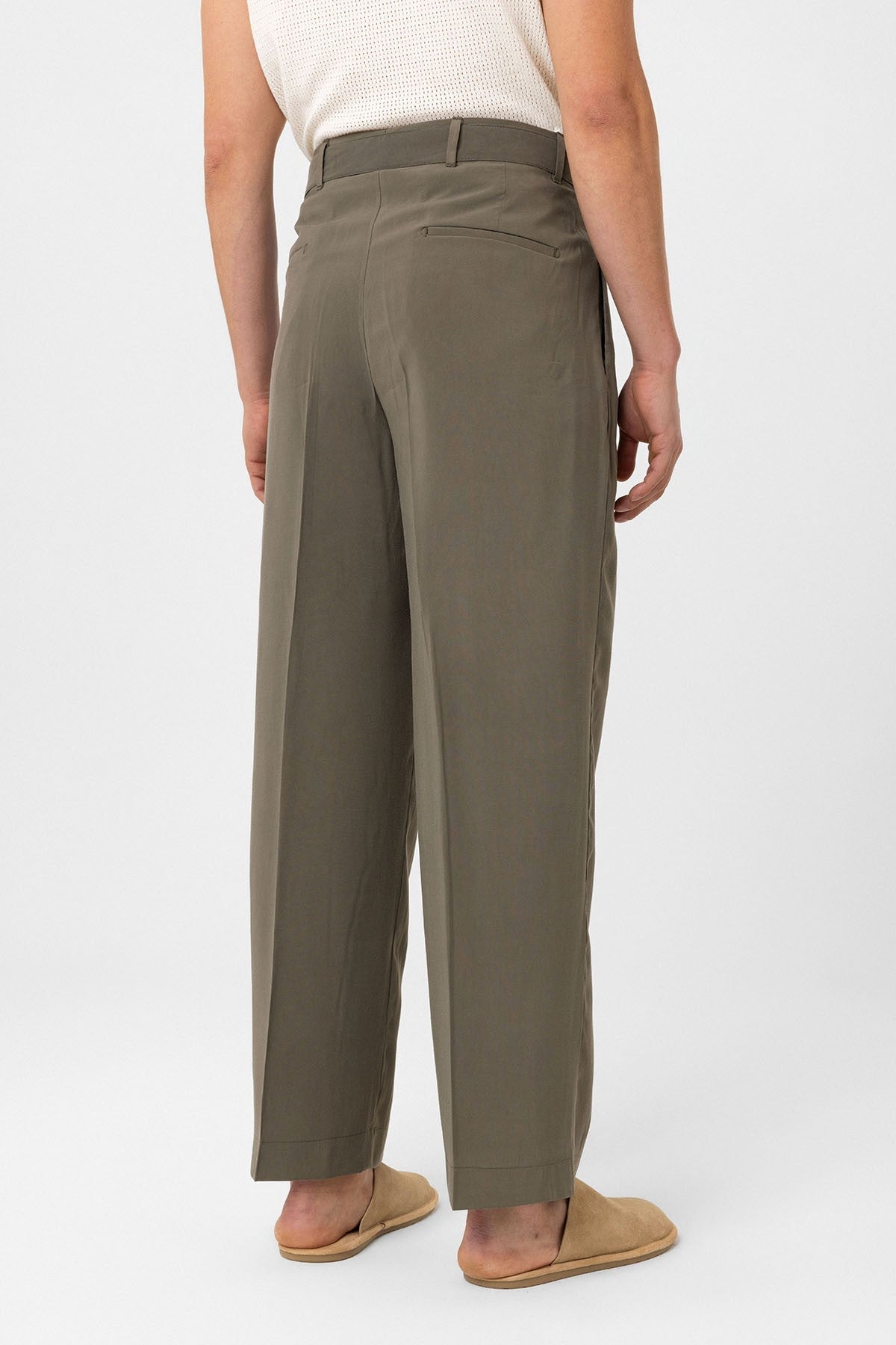Antioch Modal Fabric Relaxed-Fit Men's Pants with a Belt