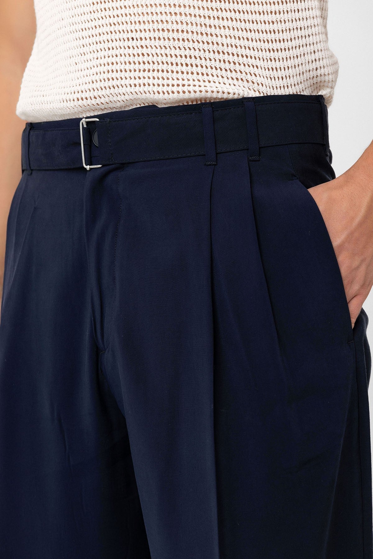 Antioch Modal Fabric Relaxed-Fit Men's Pants with a Belt