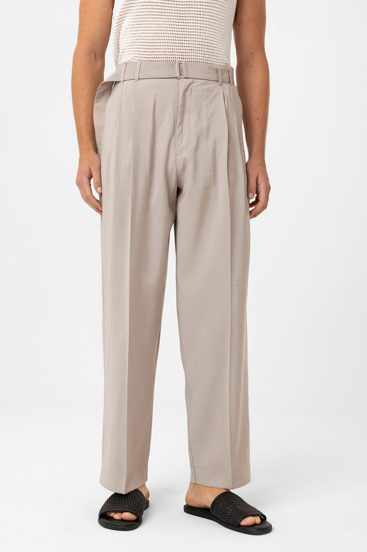 Antioch Modal Fabric Relaxed-Fit Men's Pants with a Belt