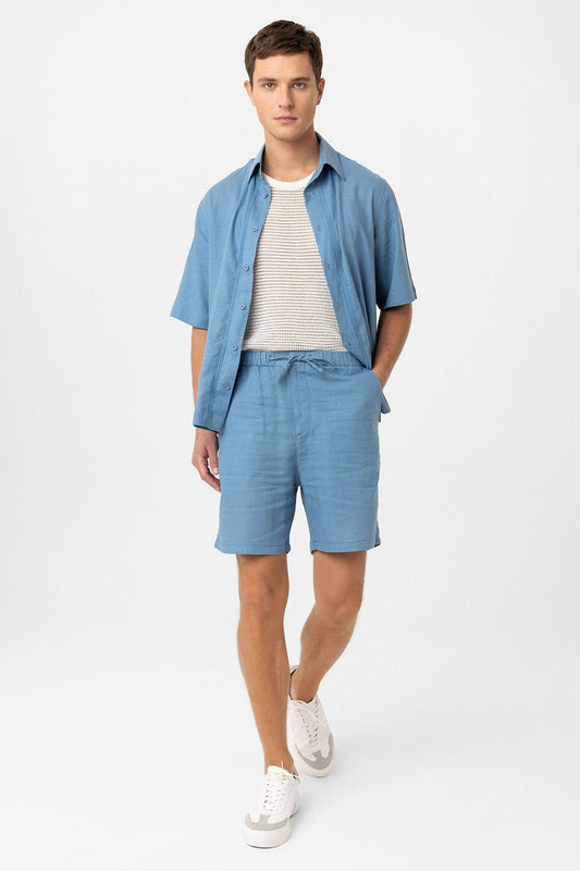 Antioch Men's Linen-Blend Shorts