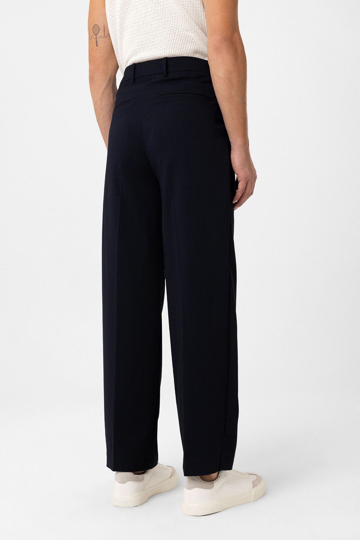 Men's Double-Pleated Baggy-Fit Pants