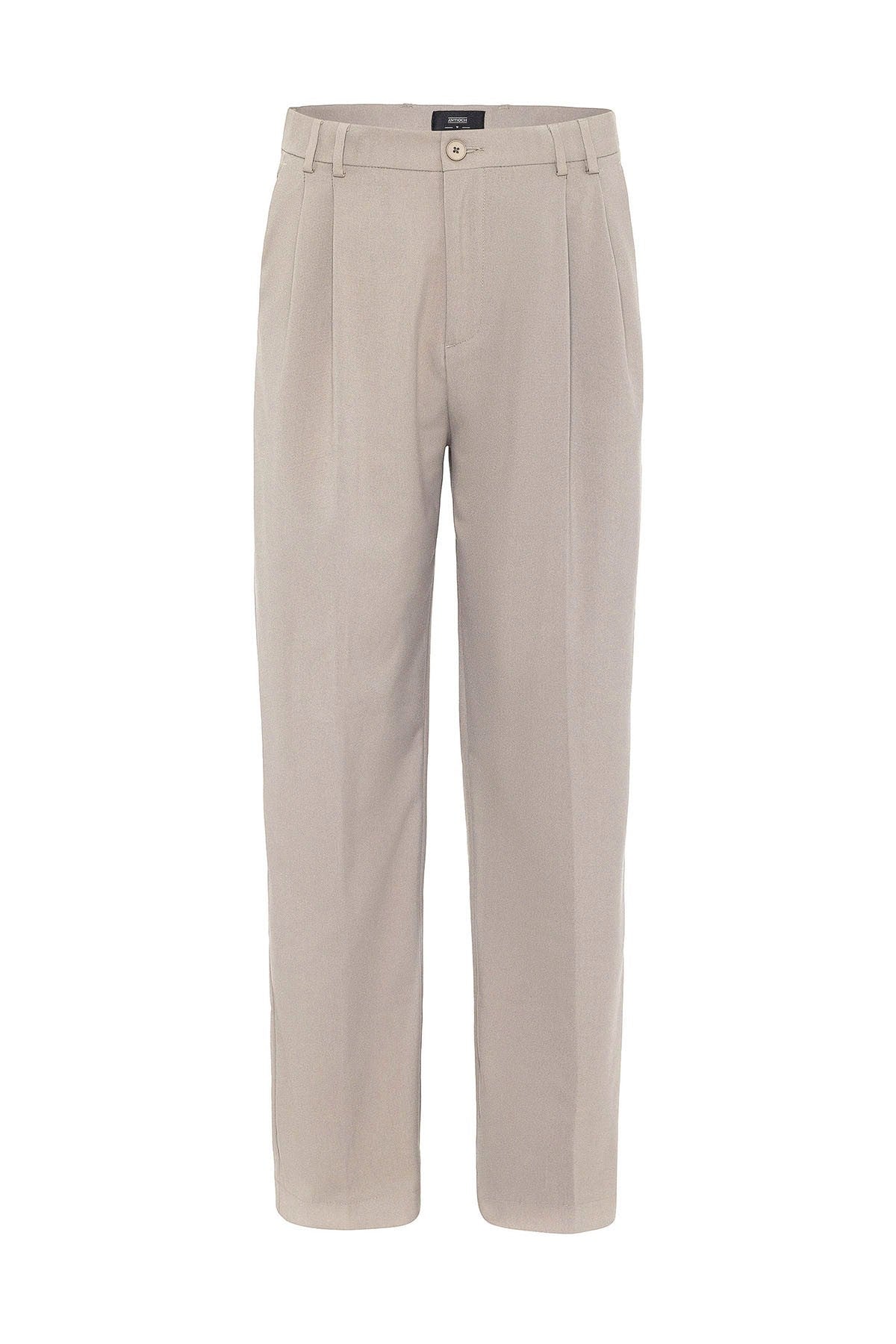 Men's Double-Pleated Baggy-Fit Pants