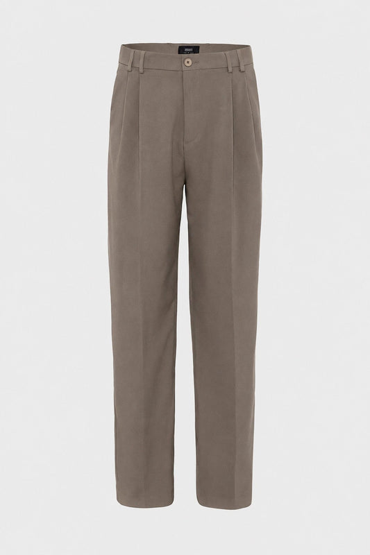 Men's Double-Pleated Baggy-Fit Pants