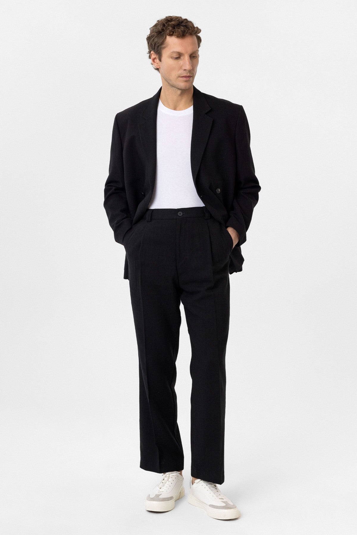 Antioch High-Waisted Men's Linen-Blend Pants