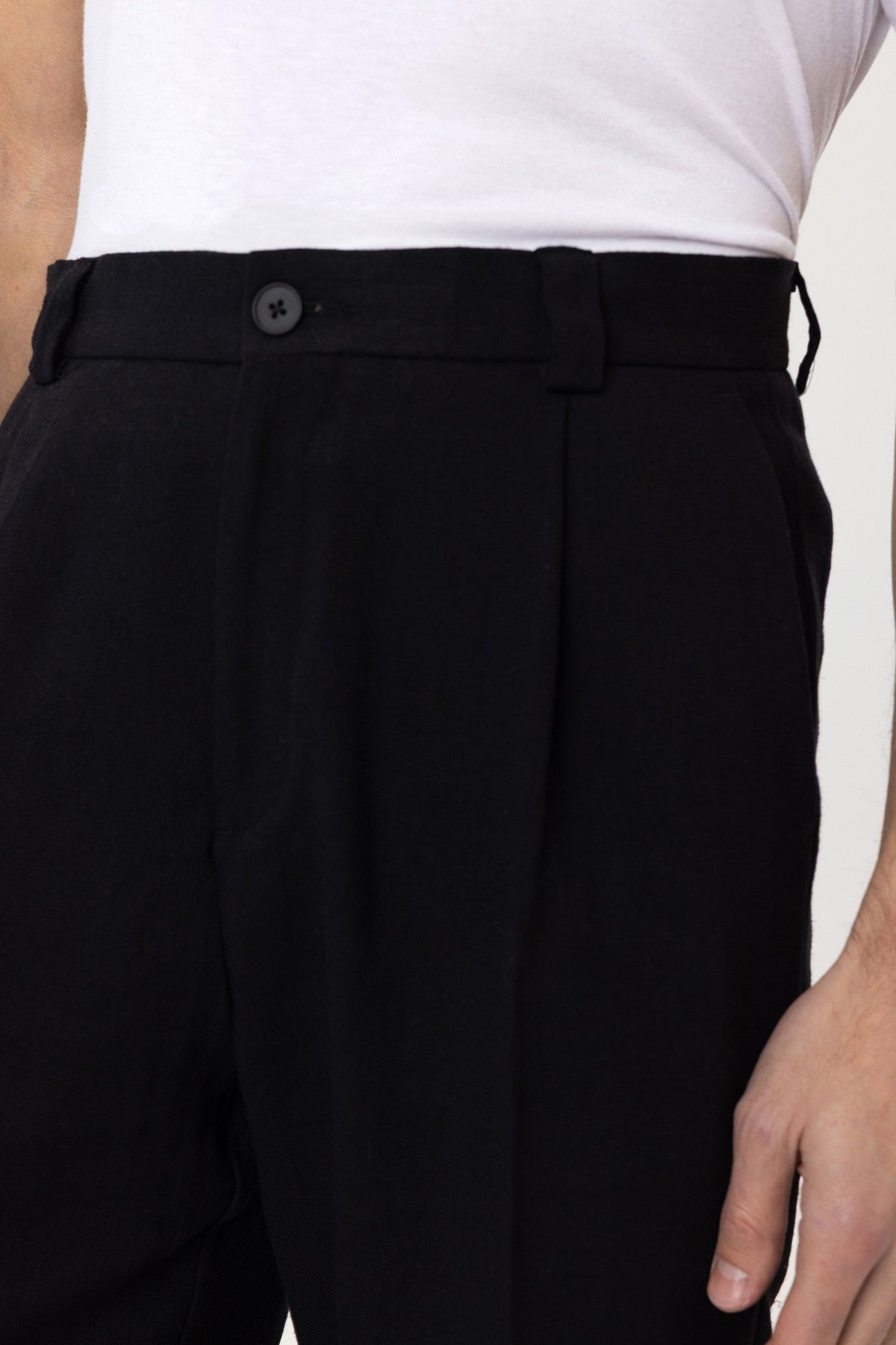 Antioch High-Waisted Men's Linen-Blend Pants