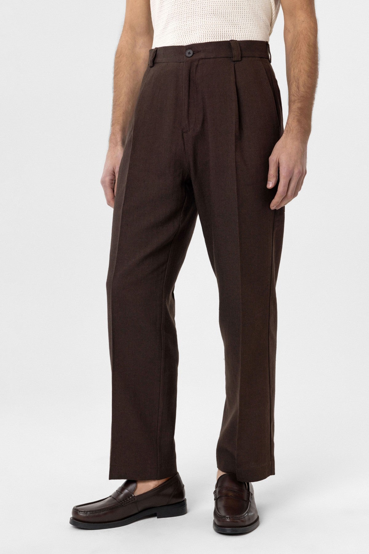 Antioch High-Waisted Men's Linen-Blend Pants