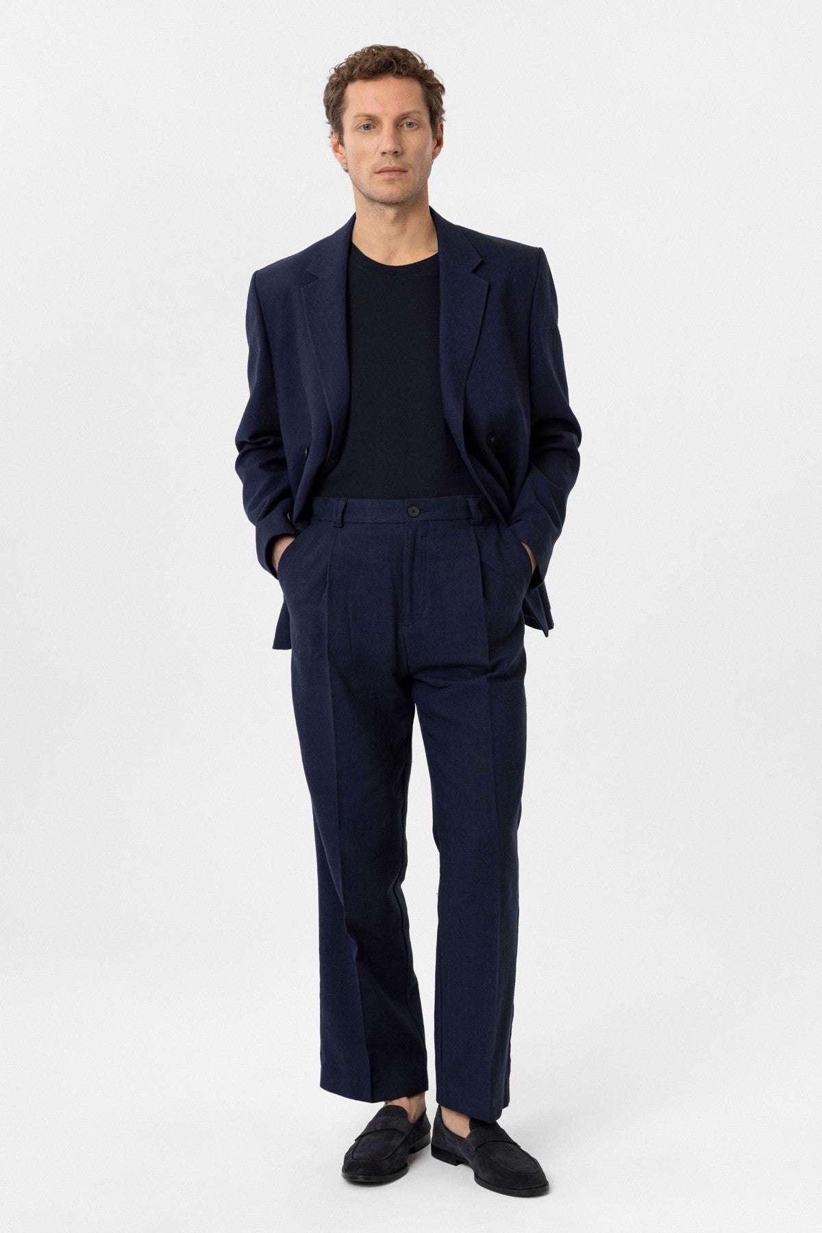 Antioch High-Waisted Men's Linen-Blend Pants
