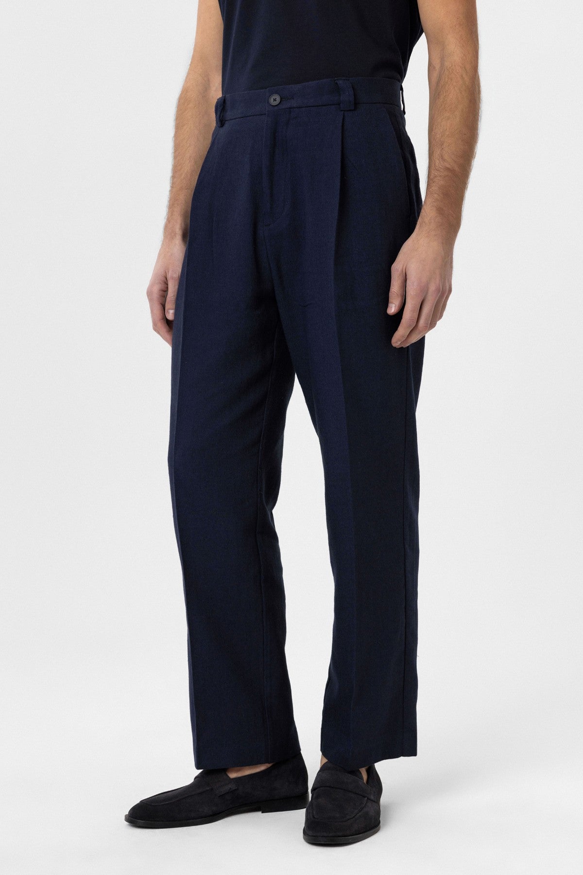 Antioch High-Waisted Men's Linen-Blend Pants