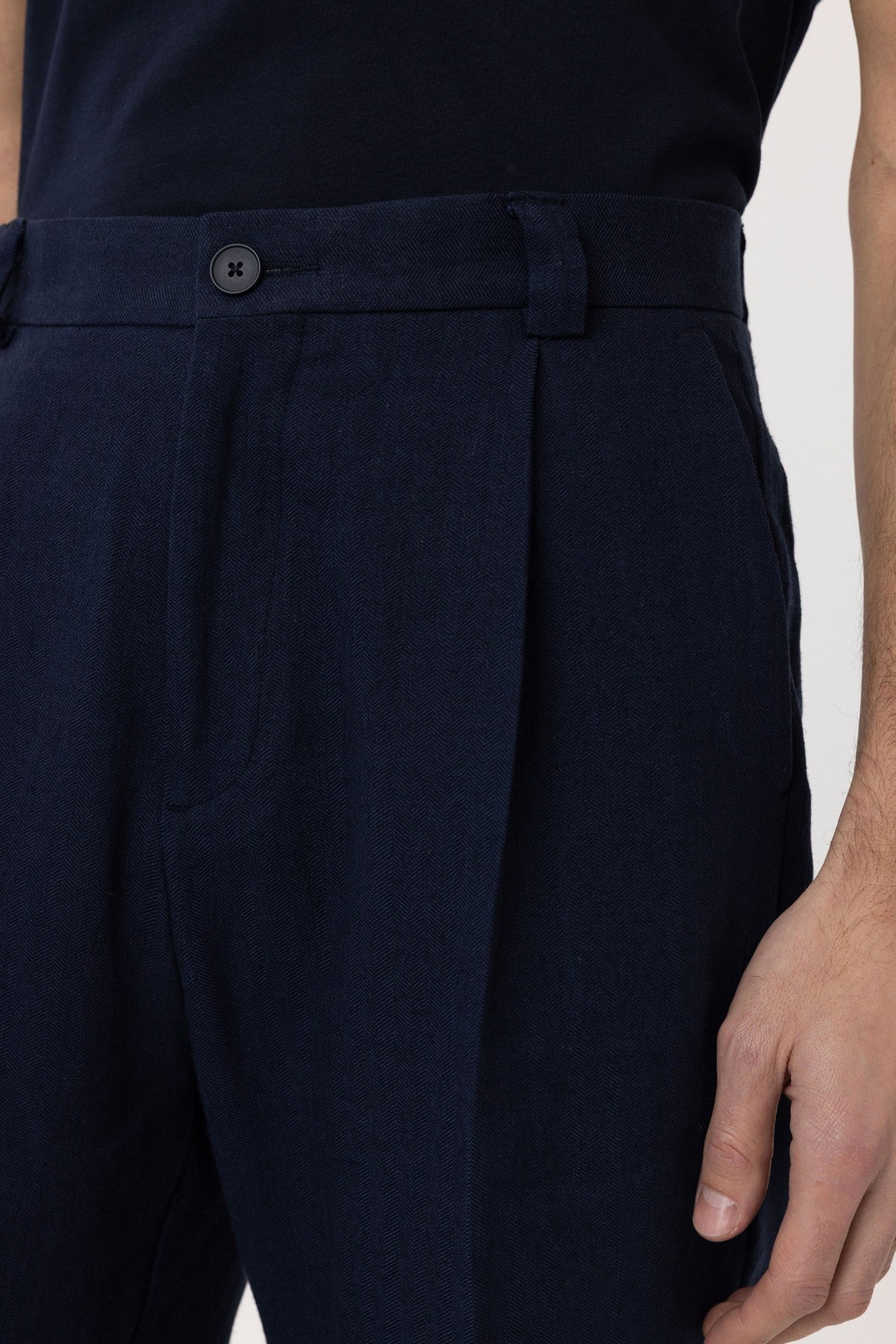 Antioch High-Waisted Men's Linen-Blend Pants