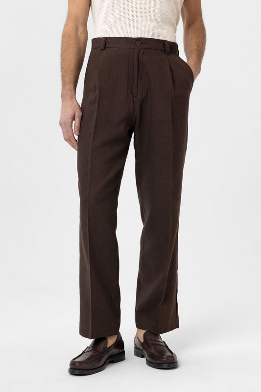 Antioch High-Waisted Men's Linen-Blend Pants
