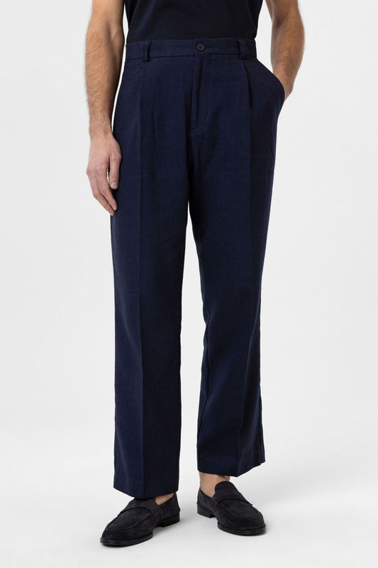 Antioch High-Waisted Men's Linen-Blend Pants