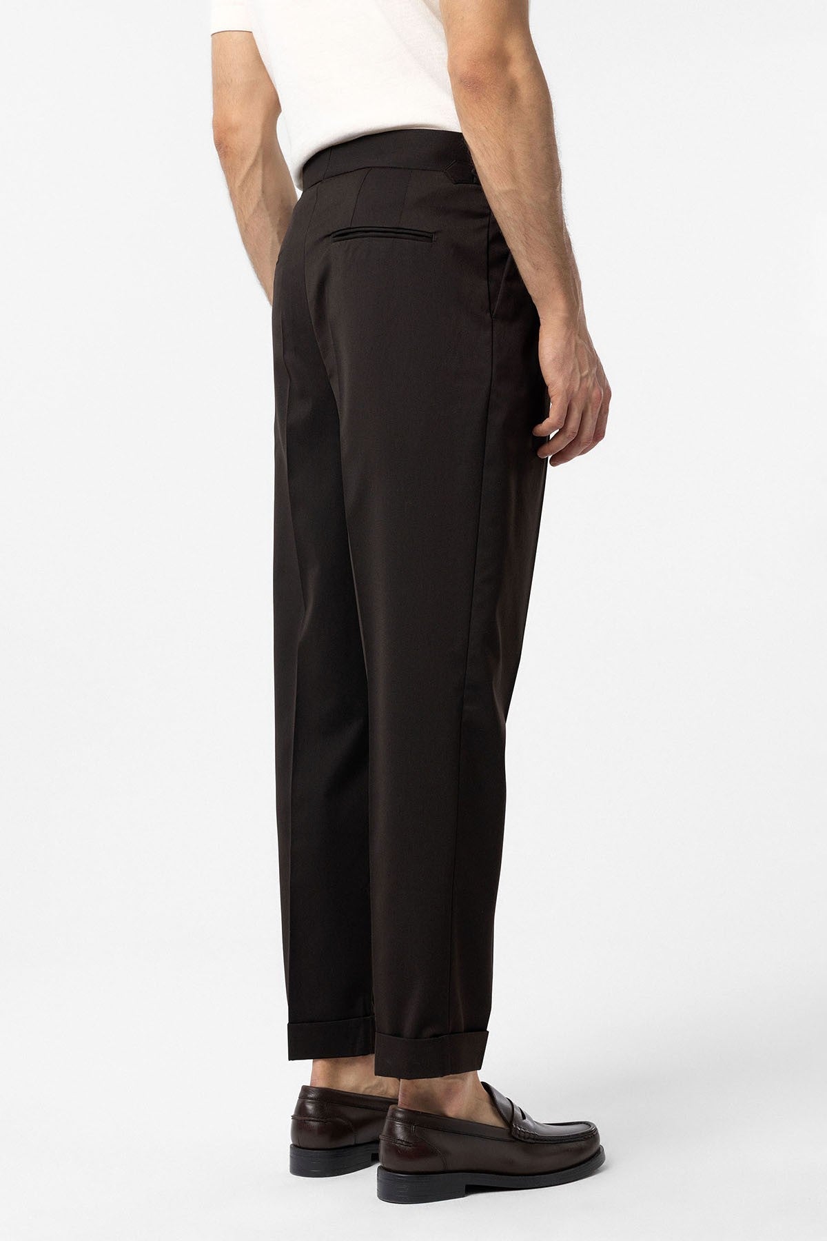 Antioch High-Waisted Italian-Cut Pleated Men's Pants