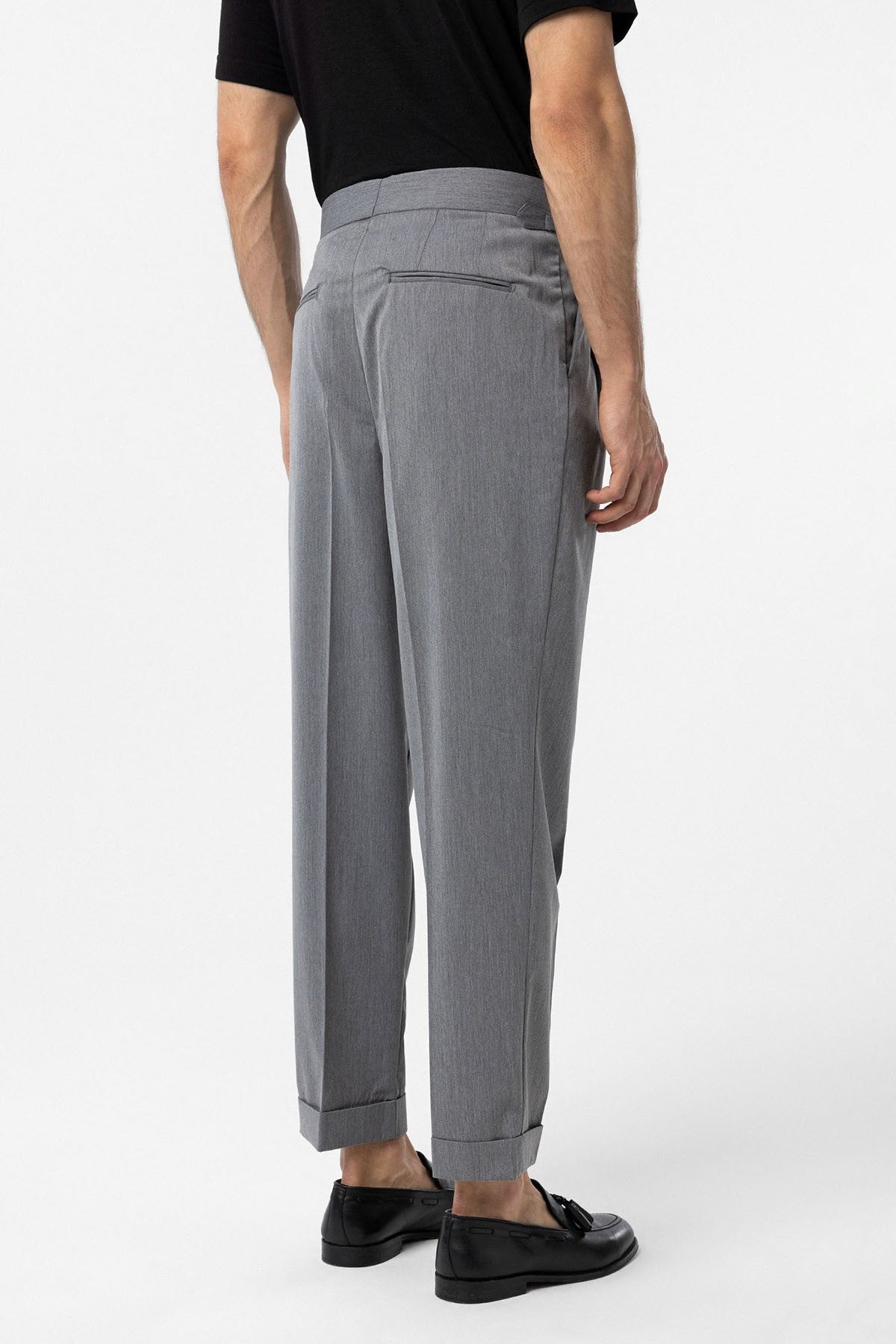 Antioch High-Waisted Italian-Cut Pleated Men's Pants