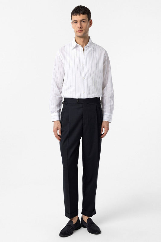 Antioch High-Waisted Italian-Cut Pleated Men's Pants