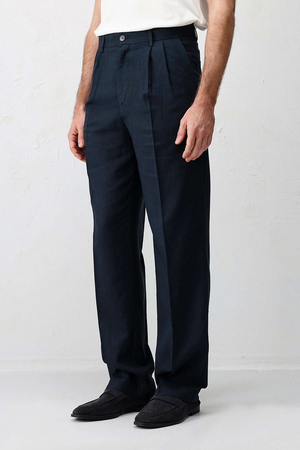 Antioch Linen-Blend Men's Baggy Pants