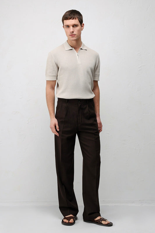 Antioch Linen-Blend Men's Baggy Pants